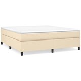 Maison Chic Box spring postelja - Vzmetna postelja z vzmetnico krem 180x200 cm blago SL2026, (21889195) | Shoptok.si