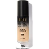Milani conceal + perfect 2-in-1 puder za lice 00B light