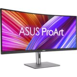 Asus ProArt Display PA34VCNV Curved Professional Monitor – 34.1", IPS, UW QHD (3440 x 1440), 21:9, 3800R Curvature, 100% sRGB/Rec.709, Color Accuracy ΔE < 2, Calman Verified, USB-C Docking PD 96W, RJ45, Ergonomic Stand, Green Sustainability - 90LM04A0-B02 | Shoptok.si