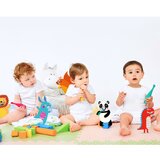 Foreo ISSA baby sonična električna zobna ščetka za otroke Kiwi Green Panda | Shoptok.si
