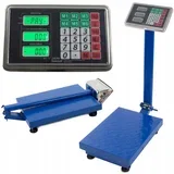 Digitalna aku. 4000mAh LCD skladiščna tehtnica 100-1kg osvetljena modra