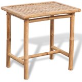  3-dijelni bistro set od bambusa s jastucima | shoptok.hr