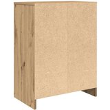 vidaXL Omarica za čevlje artisan hrast 57x34x76 cm inženirski les | Shoptok.si