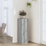  Stalak za biljke boja hrasta 33 x 33 x 100 cm konstruirano drvo Siva | Shoptok.si