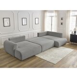 Bobochic Paris Tamno siva sklopiva kutna garnitura od samta (s lijevim kutom/u obliku slova "U") Lucien – | shoptok.hr