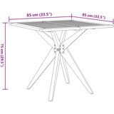  3-dijelni vrtni blagovaonski set od masivnog bagremovog drva Smeđa 85 x 85 x 75 cm | shoptok.hr