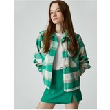 Koton Winter Jacket - Green - Regular Cene
