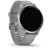 Garmin Venu 2 Plus sportski sat s mjeračem aktivnosti, silikonski silikonski remen u prahu sivi / prah sivi | shoptok.hr