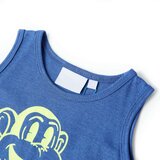  Dječja majica bez rukava plava prošarana 104 | shoptok.hr
