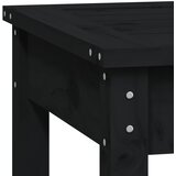  Vrtna klupa crna 80 x 44 x 45 cm od masivne borovine | Eponuda.com