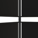 Sobna pregrada s 6 panela crna 300 x 220 cm od tkanine | Eponuda.ba