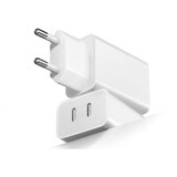INF 5V 2A EU dvojni USB-C zidni adapter 2-pack, V0 ohišje White, (5000292187) Cene