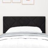  LED uzglavlje dizajn dijamantnih uzoraka crno 80 cm baršun | shoptok.hr