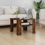  Stolić za kavu boja hrasta 60x60x42 cm od konstruiranog drva | shoptok.hr