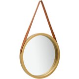 vidaXL Stensko ogledalo s pasom 40 cm zlato Cene