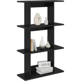  Stenska polica Montaža za steno Črni hrast 56 x 20 x 90 cm, (5000307375) | Shoptok.si
