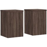Furnova Stojalo za rastline 2 kosa rjavi hrast 20x20x30 cm inž. les, (21921796) | Shoptok.si