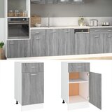 vidaXL Donji ladičar hrast sonoma 40 x 46 x 81,5 cm konstruirano drvo | shoptok.hr
