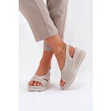 S. BARSKI Ladies Leather Wedge Sandals S.Barski | shoptok.hr