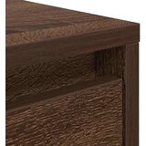 vidaXL Kavna mizica s predali rjav hrast 70,5x70x40 cm | Shoptok.si
