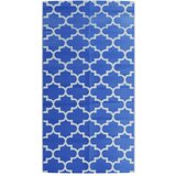 Vanjski Zunanja preproga modra 80x150 cm PP | Shoptok.si