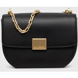 Karl Lagerfeld Usnjena torbica črna barva, 245W3057