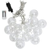 Aigostar led božićni niz za spoljašnju upotrebu 120xLED/6W/230V/8 funkcija 3x0,6m IP44 hladna bela + daljinski upravljač | Eponuda.com