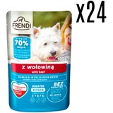 FRENDI Vlažna hrana za pse, Govedina, 100g, 24 komada Cene