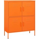 vidaXL Omara za shranjevanje oranžna 80x35x101,5 cm jeklo | Shoptok.si