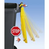 eurokraft pro Smetnjak iz umetne mase, DIN EN 840, prostornina 120 l, ŠxVxG 505 x 1005 x 555 mm, antraciten | Shoptok.si