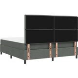 VidaXL Postelja z vzmetnicami in LED - Temno siva - 180 x 200 cm Tkanina, (5000128208) Slike