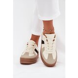 Boto Women's Platform Sneakers Beige Sivirae | Shoptok.si