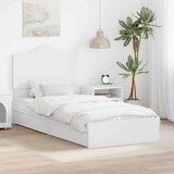 vidaXL krevetna konstrukcija bijelo 90 x 200 cm konstruirano drvo | shoptok.hr