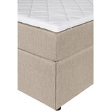 P & B POSTELJA Z VZMETNICO 160 cm x 200 cm , tekstil peščene barve | Shoptok.si