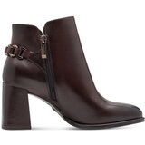 Tamaris Gležnarji temno rjava | Shoptok.si