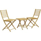  3-dijelni bistro set od bambusa | shoptok.hr