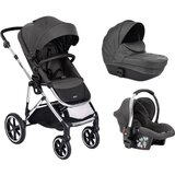 Kikka Boo kolica za bebe 3u1 Thea Dark Grey, 0m+ | ePonuda.com
