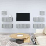  Komplet TV omaric 7-delni siv sonoma konstruiran les, (20734702) | Shoptok.si