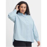 Fransa Light blue Ladies Shirt - Women Cene