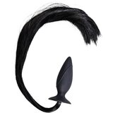 You2Toys - HORNY Pony - analni čep s konjskim repom (crni) | shoptok.hr