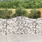  Lučne gabionske košare 14kom 200x50x100/120cm pocinčano željezo Cijene