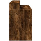  Radni stol s LED svjetlima boja hrasta 120x55x91 cm drveni | Shoptok.si
