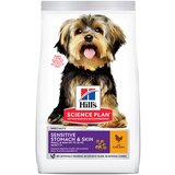 Hill’s Science Plan Adult 1+ Sensitive Stomach & Skin Small & Mini piščanec - 6 kg Cene