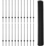 vidaXL Stablo ograde 22 kom U-kanal Siva 100 cm Čelik | shoptok.hr