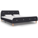 Maison Chic Posteljni okvir - Dvoposteljna postelja - Zakonska postelja temno sivo blago 160x200 cm-J5631, (21761514) | Shoptok.si