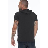 Dewberry T8570 HOODED MEN'S T-SHIRT-ANTHRACITE | shoptok.hr