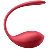 Satisfyer Shiny Petal - radijsko vibrirajoče jajce (rdeče) | Shoptok.si