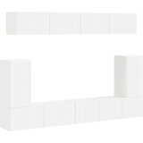  Komplet TV omaric 5 pcs Bela Konstruiran les - - Bela - 83.44 - 98 x 31 x 29,5 cm - 2025-vidaXL-Uvoz_2 | Shoptok.si