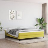 vidaXL Vzmetnica z žepkasto vzmetjo zelen 180x200x20 cm blago | Shoptok.si
