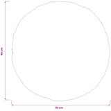  Presvlaka za jastuk 2 pcs HEERLEN Plava &amp;Oslash; 50 cm Kord Slike